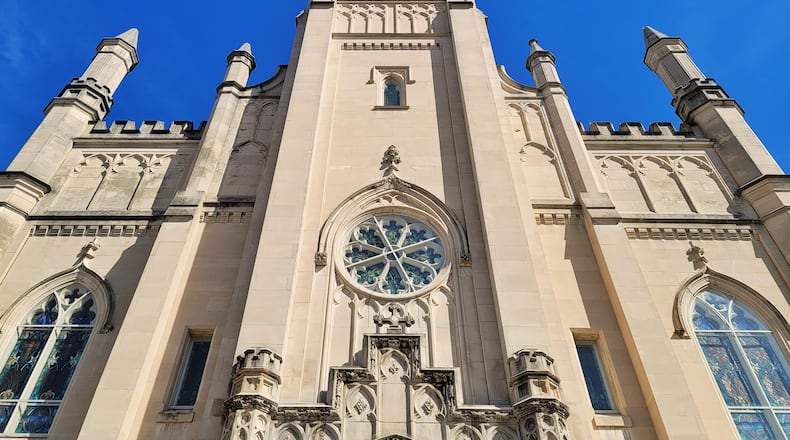 St. Julie Billiart Church in Hamilton will be grouped in the Family of Parishes that includes St. Peter in Chains, Queen of Peace, St. Joseph and St. Aloysius. NICK GRAHAM/STAFF