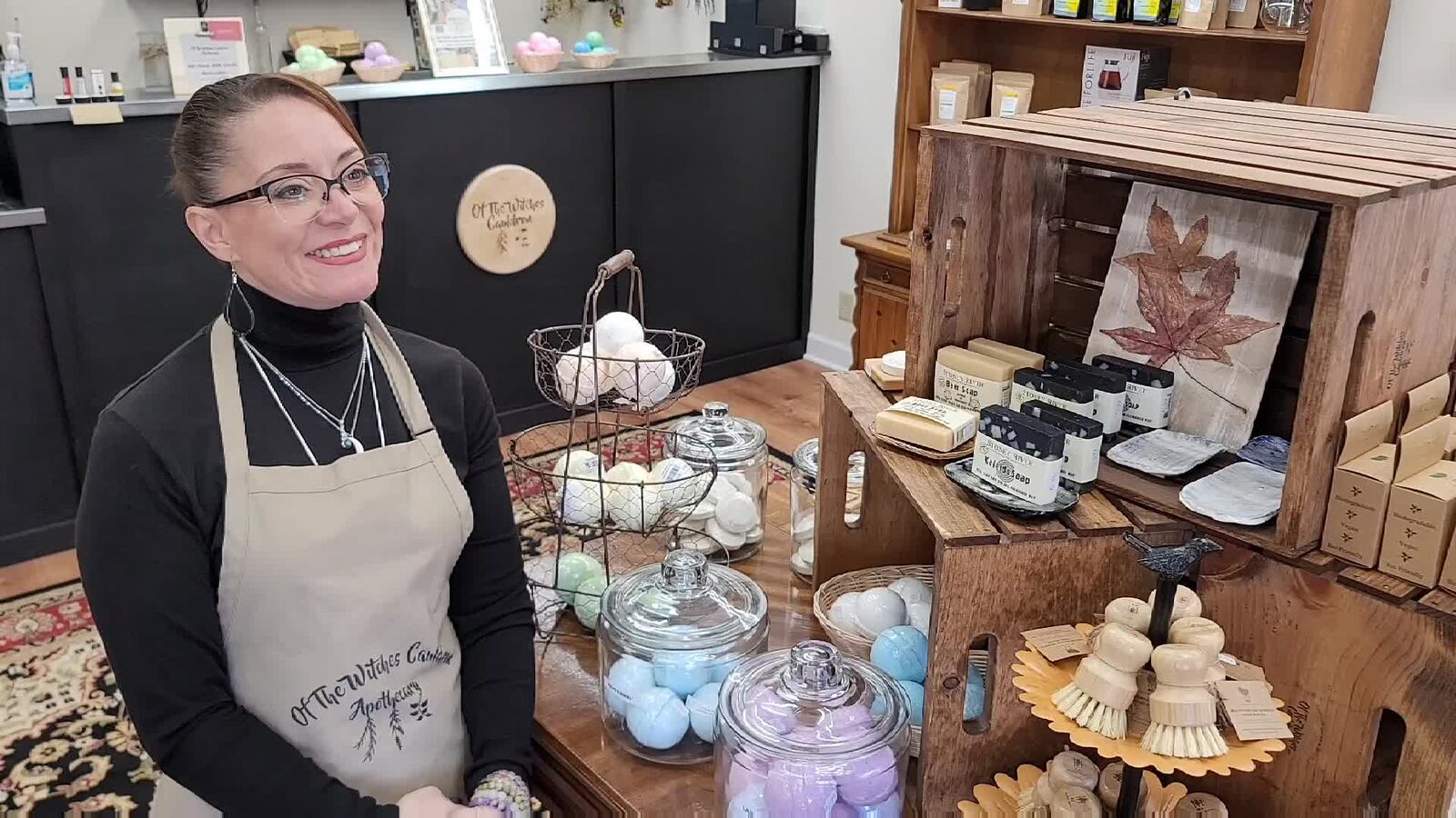 Of the Witches Cauldron Apothecary open in Fairfield