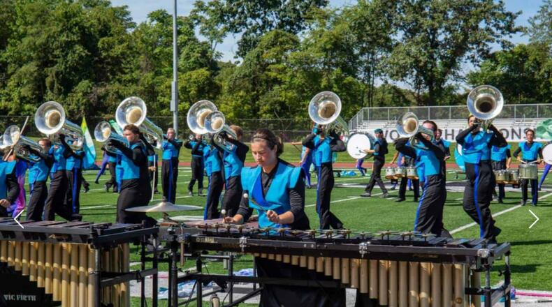 The Cincinnati Tradition's brass line and front ensemble is seen here. CONTRIBUTED