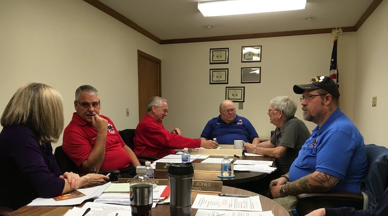 Butler County Veterans Service Commission members Bruce Jones, Tom Jeffers, Chuck Weber, Dave Smith and Dave Reed.