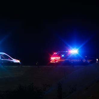 Emergency crews were on Carmody Boulevard in Middletown for several hours due to a crash on Feb. 2, 2026. NICK GRAHAM, STAFF