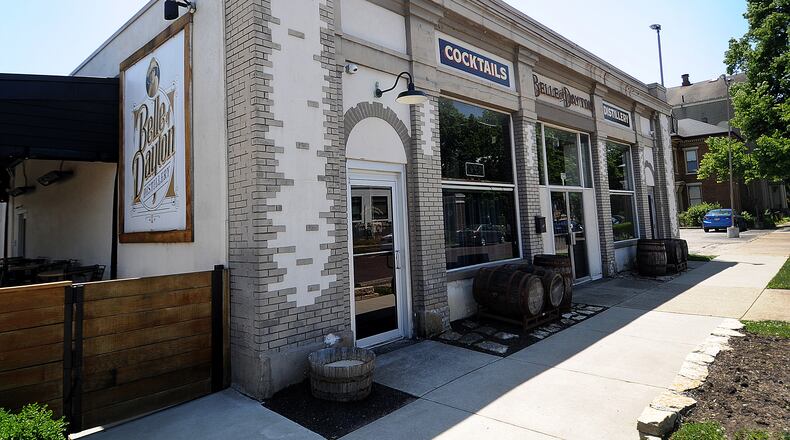 The Belle of Dayton and other Montgomery County micro-distilleries currently have a cap on the amount of spiritous liquor they can produce each year. An Ohio house bill would remove the limit. MARSHALL GORBY\STAFF