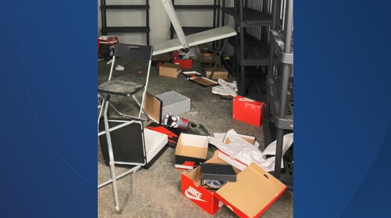 Michael Giddens says someone stole 300 pairs of sneakers from his Avondale storage unit. CONTRIBUTED