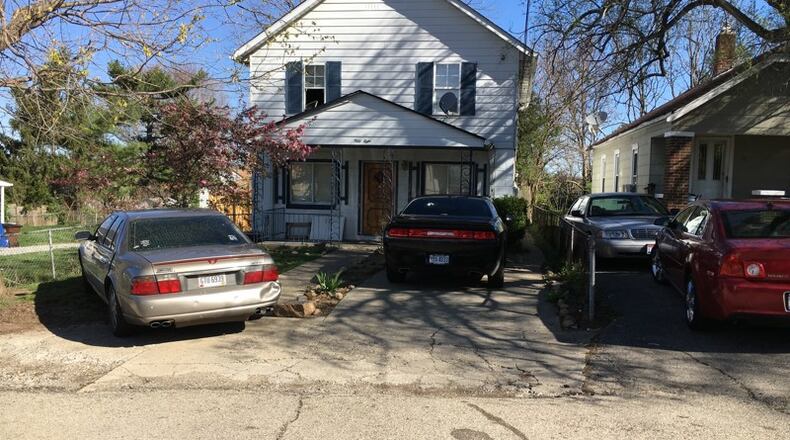 Nelson Street residenc in St. Clair Twp where Trey Shepard was fatally shot early Saturday morning. ED RICHTER/STAFF