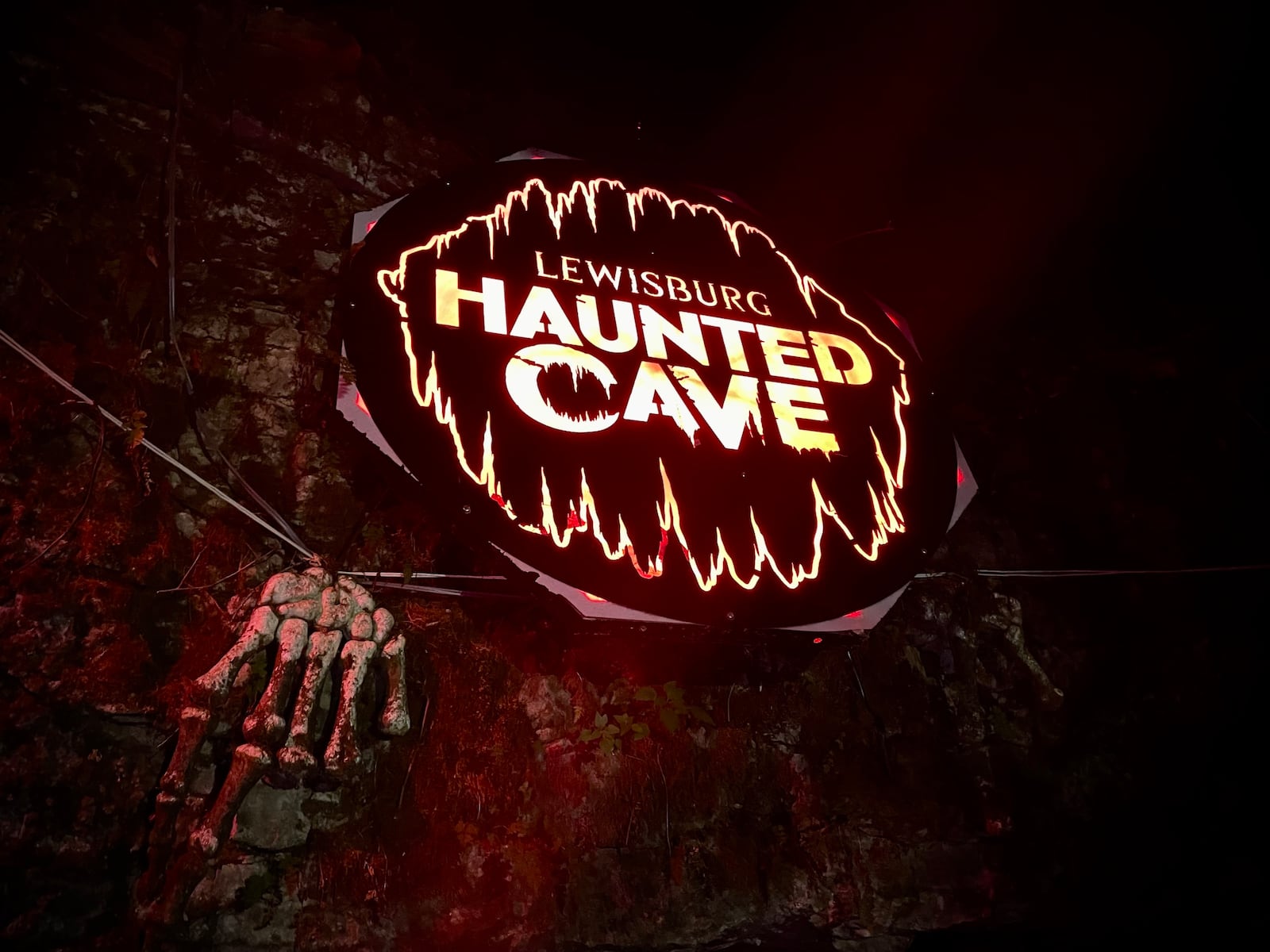 The Lewisburg Haunted Cave is situated in an abandoned limestone mine at 4392 Swishers Mill Road. NATALIE JONES/STAFF