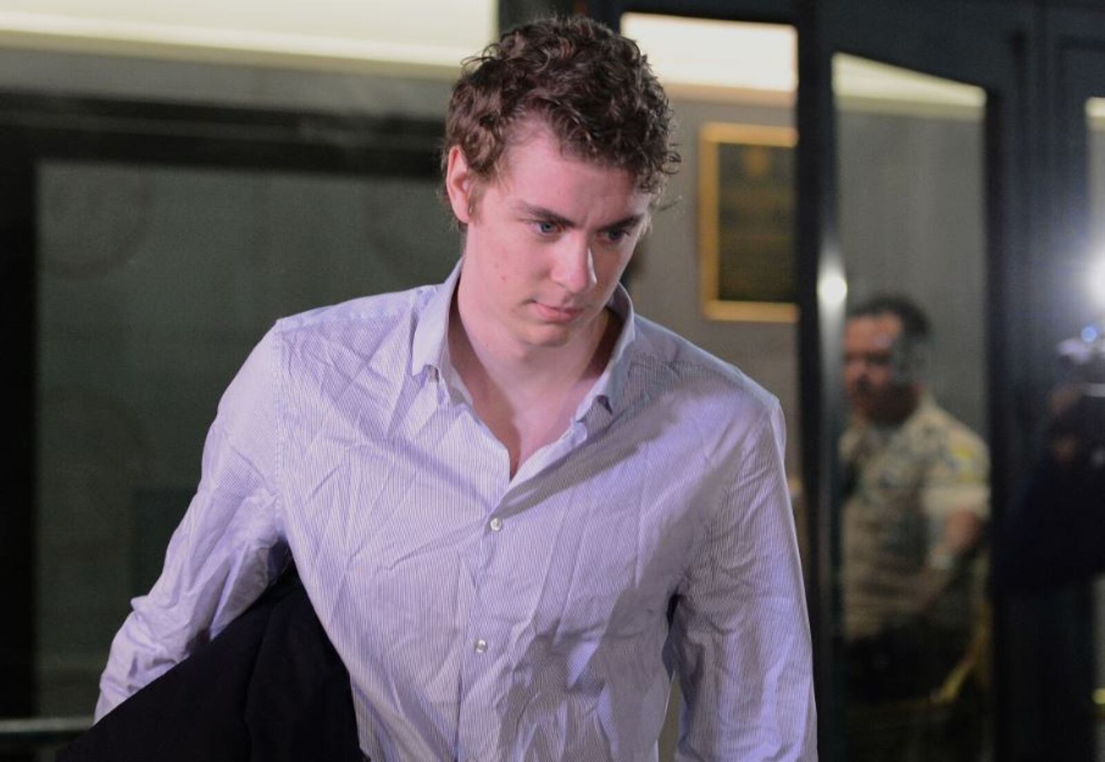 Brock Turner leaves the Santa Clara County Main Jail on Friday, Sept. 2, 2016, in San Jose, Calif. Turner was released after serving 3 months of his 6-month sentence for the sexual assault of an unconscious woman in January 2015. The judge in the case, Aaron Persky, has come under fire for a sentence that many consider to be a slap on the wrist. (Dan Honda/Bay Area News Group/TNS)
