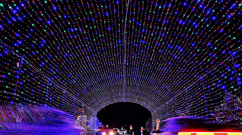 Light Up Middletown drive-through holiday light display is open at Smith Park. The display is open 6-10 p.m. daily from Thanksgiving to New Years Eve and admission is by cash donation. NICK GRAHAM/STAFF