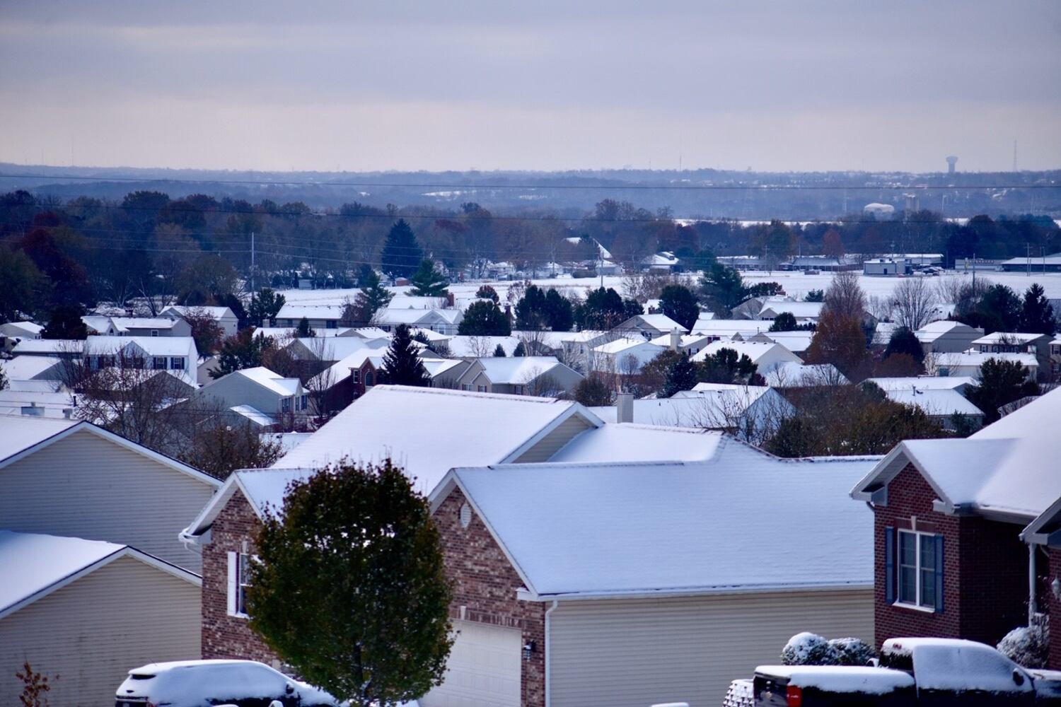 PHOTOS: Butler County's first snowfall of the season