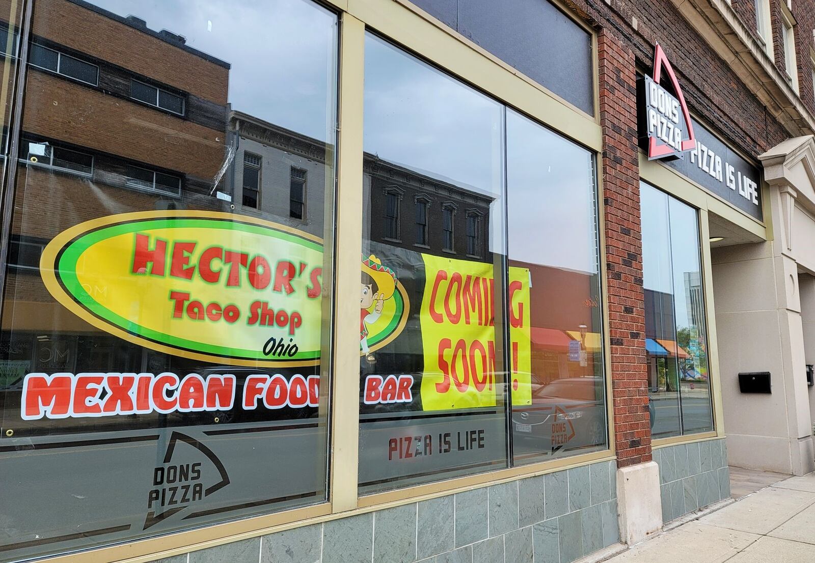 Hector's Taco Shop is set to open next month in the former space occupied by Don's Pizza, ????. The restaurant is owned by Hector Gonzalez. NICK GRAHAM/STAFF