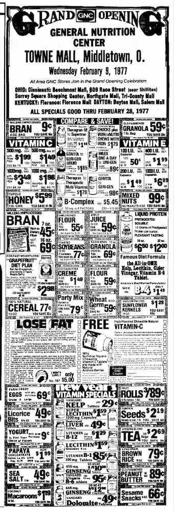 Towne Mall 1977 grand opening