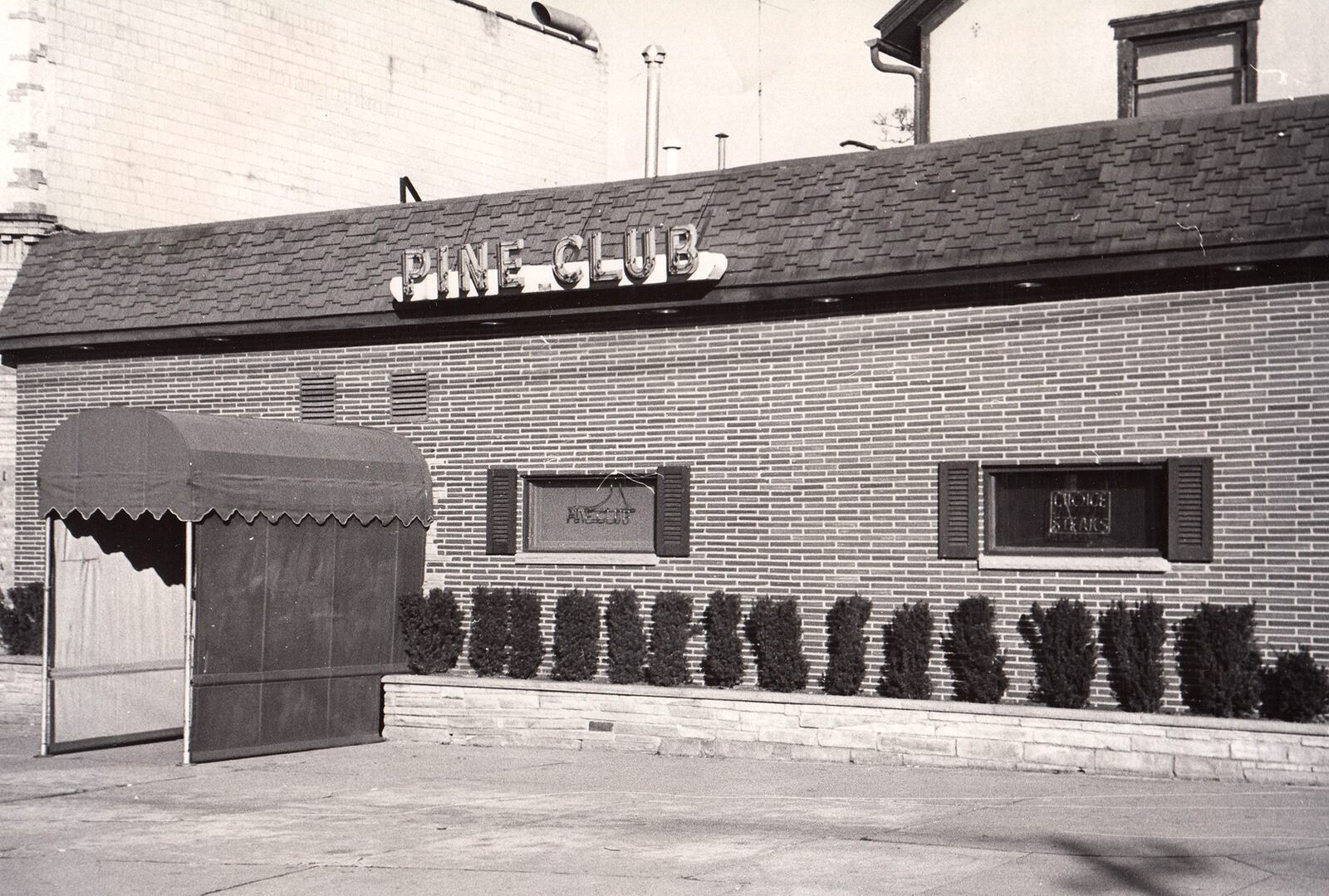 A view of the Pine Club in 1958. DAYTON DAILY NEWS / WRIGHT STATE UNIVERSITY SPECIAL COLLECTIONS