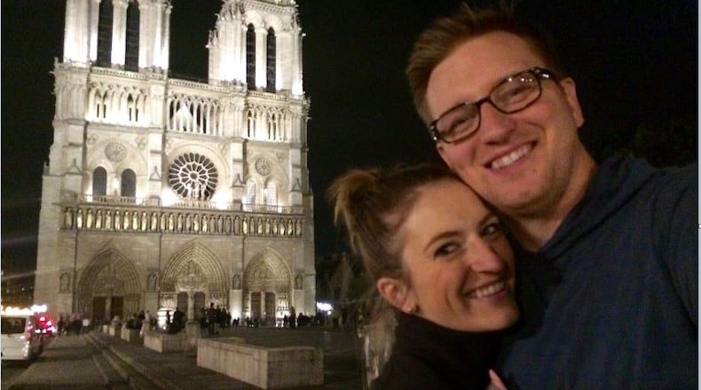 News Center 7 Reporter/Anchor Kate Bartley and her husband visited Notre Dame Cathedral in 2015.