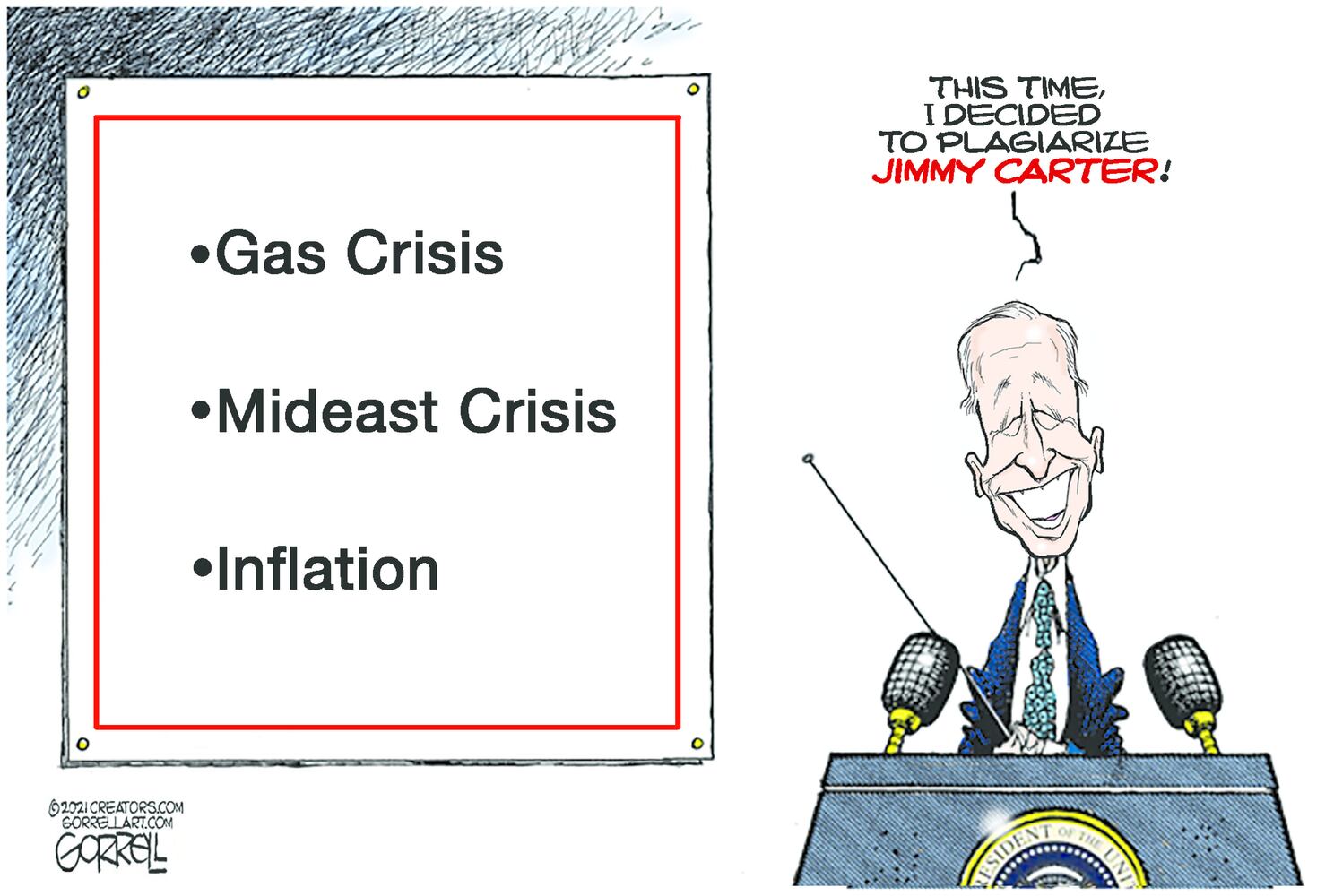 Week in cartoons: Facebook ban, pipeline ransom and more