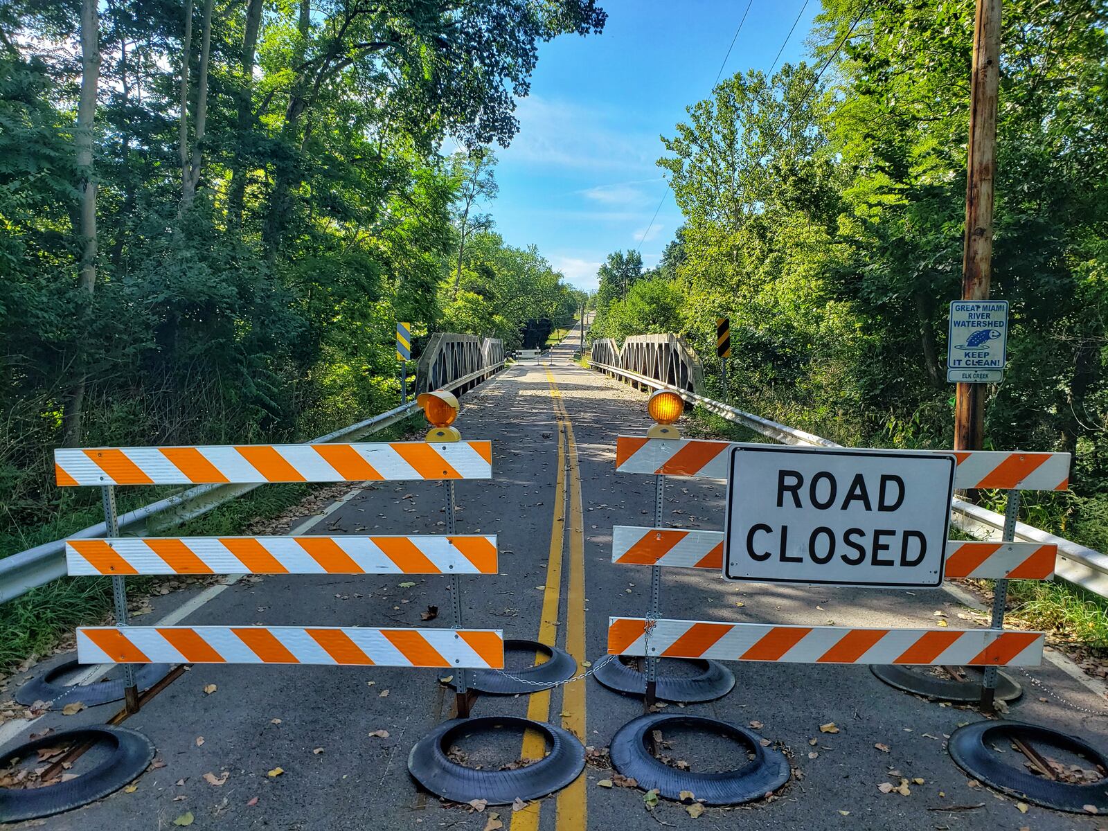 Work to repair the Elk Creek Road Bridge in Madison Twp. will begin on Monday, Sept. 14, 2020, and it is expected to last until Oct. 2. NICK GRAHAM / STAFF