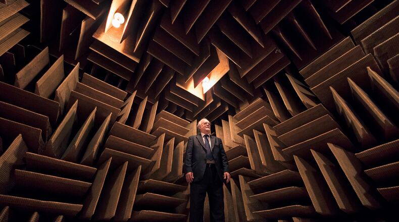 Steve Orfield, owner of Orfield Laboratories, is interested in how the anechoic chamber could help people with PTSD or autism.
(Brian Peterson/Minneapolis Star Tribune/TNS)