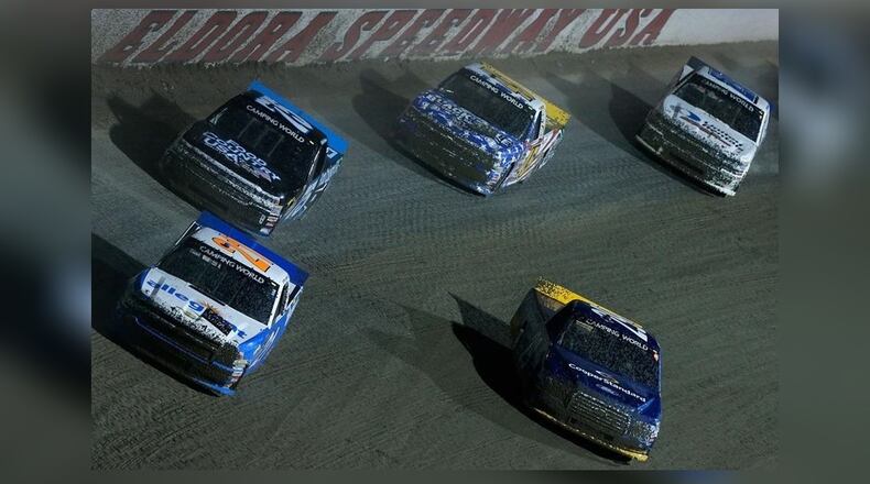 The eighth annual Eldora Dirt Derby, the only NASCAR national series event held on dirt, has been canceled for July 2020 due to the coronavirus. STAFF FILE