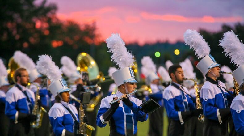 Hamilton High School’s marching band will soon be traveling to Hawaii to perform in parades and ceremonies honoring Pearl Harbor Day. It is the longest band trip in the Butler County school’s history. MICHAEL D. CLARK/STAFF