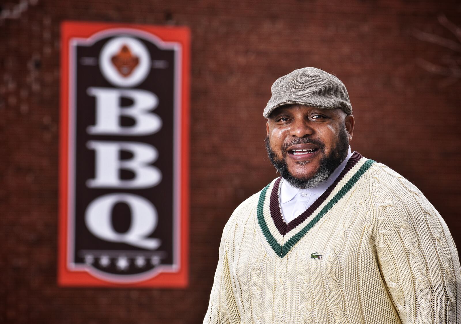 Mike Neal, owner of Neal's Famous BBQ, has been in the food business in Hamilton for nearly twenty years. NICK GRAHAM / STAFF
