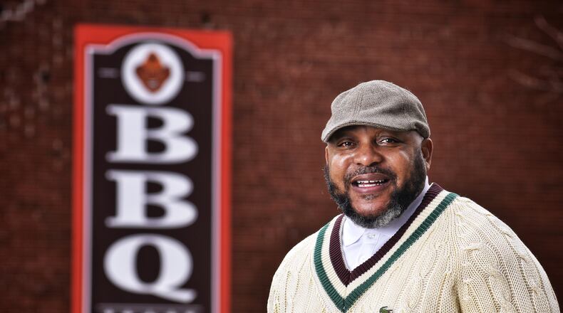Mike Neal, owner of Neal's Famous BBQ, has been in the food business in Hamilton for nearly twenty years. NICK GRAHAM / STAFF