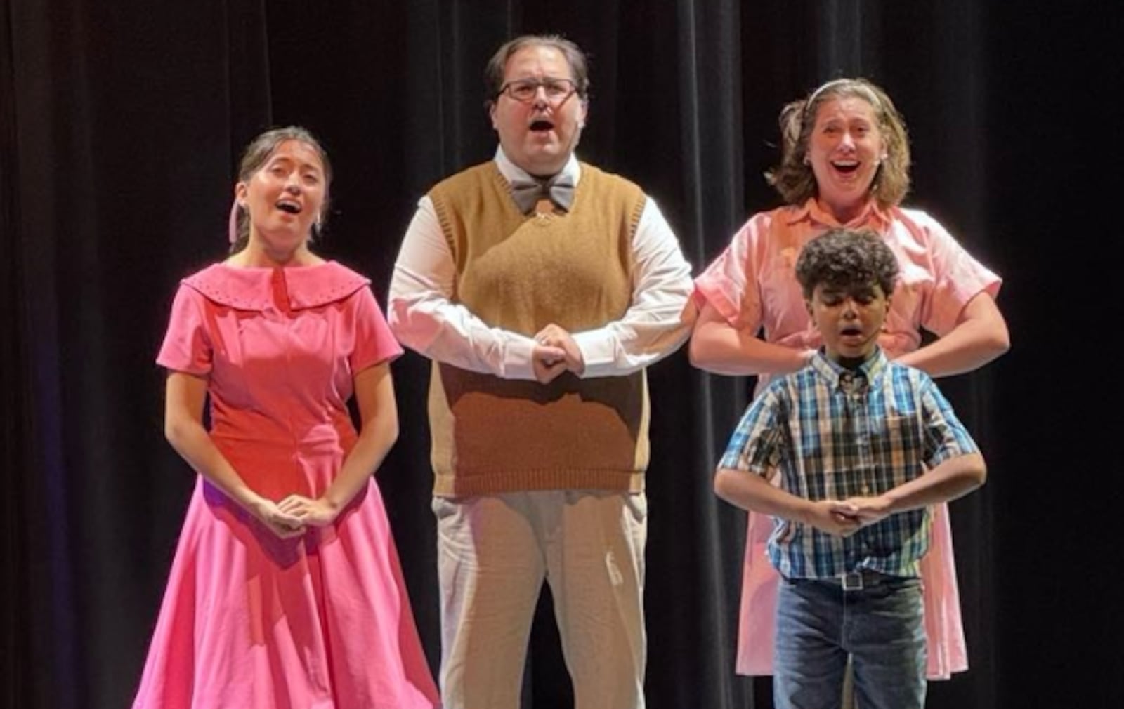 The cast of Encore Community Theatre's "Bye Bye Birdie" rehearses at Parrish Auditorium. The show is performed July 17-19, 2025. CONTRIBUTED