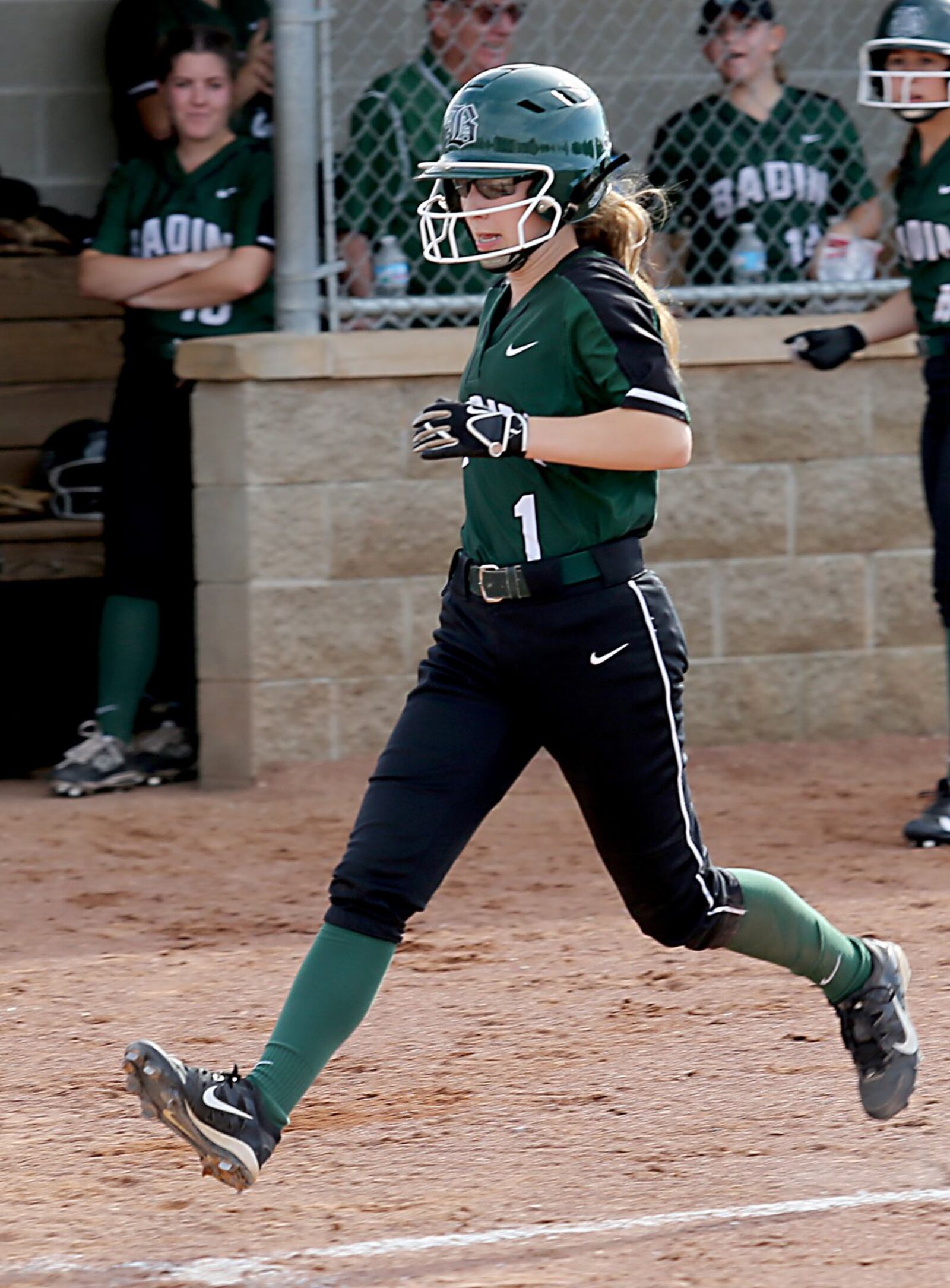 Badin’s Sara Fields heads home to score a run against Clermont Northeastern during Monday’s Division III district final at Kings. CONTRIBUTED PHOTO BY E.L. HUBBARD