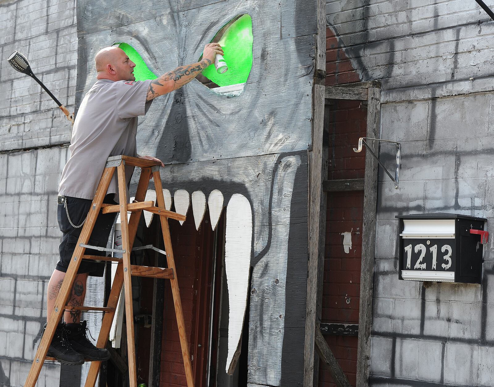  Riverside Jaycees Haunted Castle of Carnage & Trail is opening for its 38th season. This haunted attraction is the longest running haunt in the Miami Valley. MARSHALL GORBY\STAFF