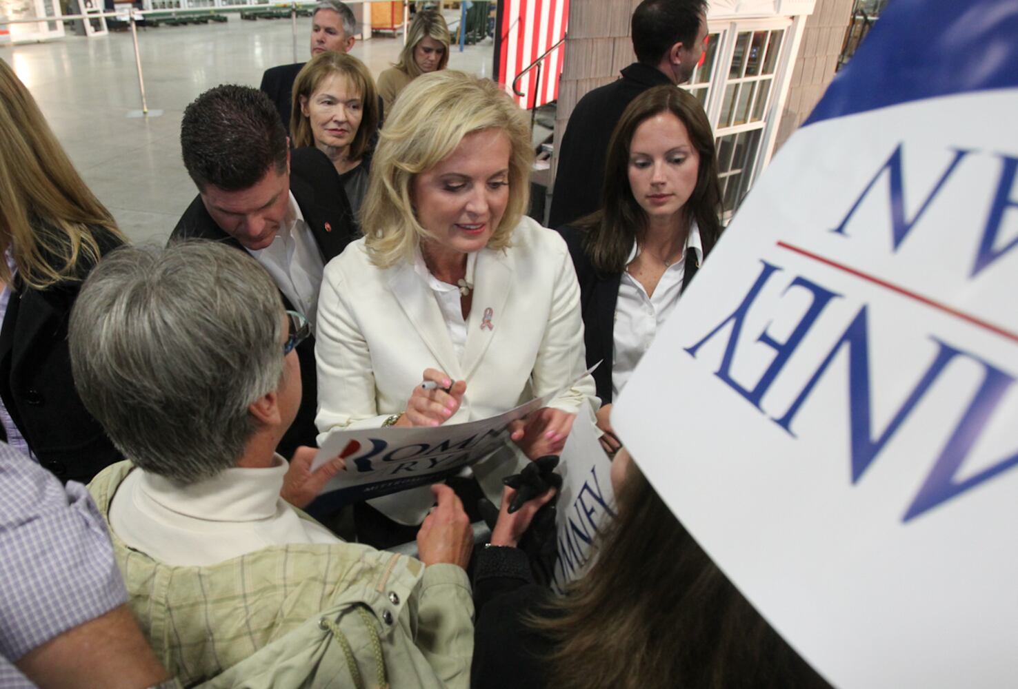 Ann Romney in Hamilton