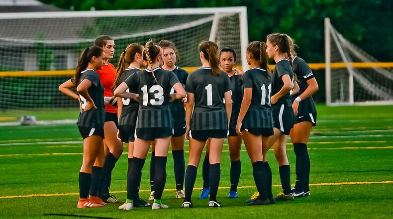 The Centerville girls soccer team won its xx district title with a 2-1 win over Oak Hills. The Elks will play Mason on Tuesday in a Division I regional semifinal. Oakwood (Division II) and Waynesville (Division III) also are playing in the regional semis. CONTRIBUTED