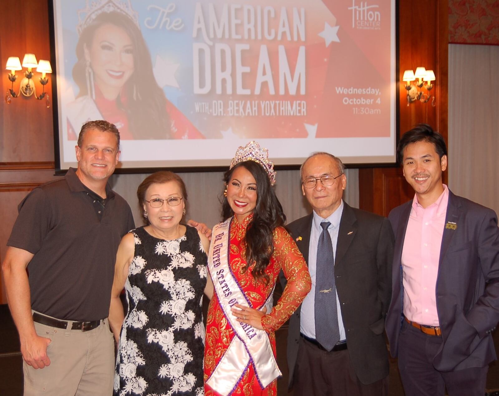 Dr. Bekah Yoxthimer, a top dentist and reigning Dr. USA pageant queen, spoke Wednesday at the Fitton Center launch of its 2023-24 "Celebrating Self" series. CONTRIBUTED/FITTON CENTER