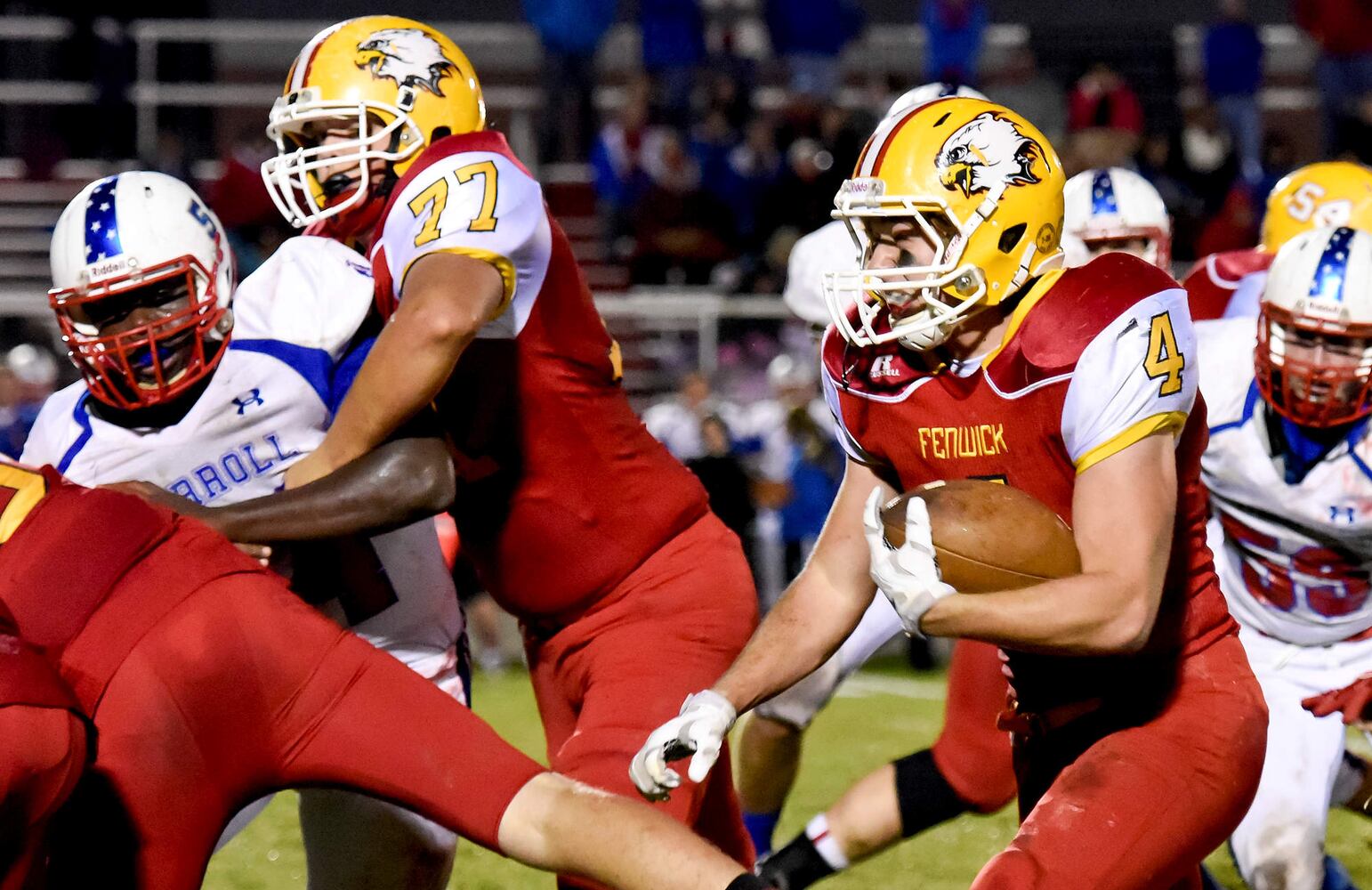 Carroll vs Fenwick Football