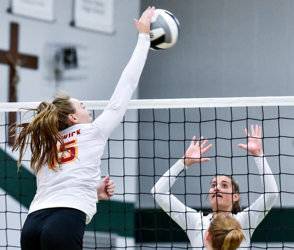 Badin vs Fenwick Volleyball