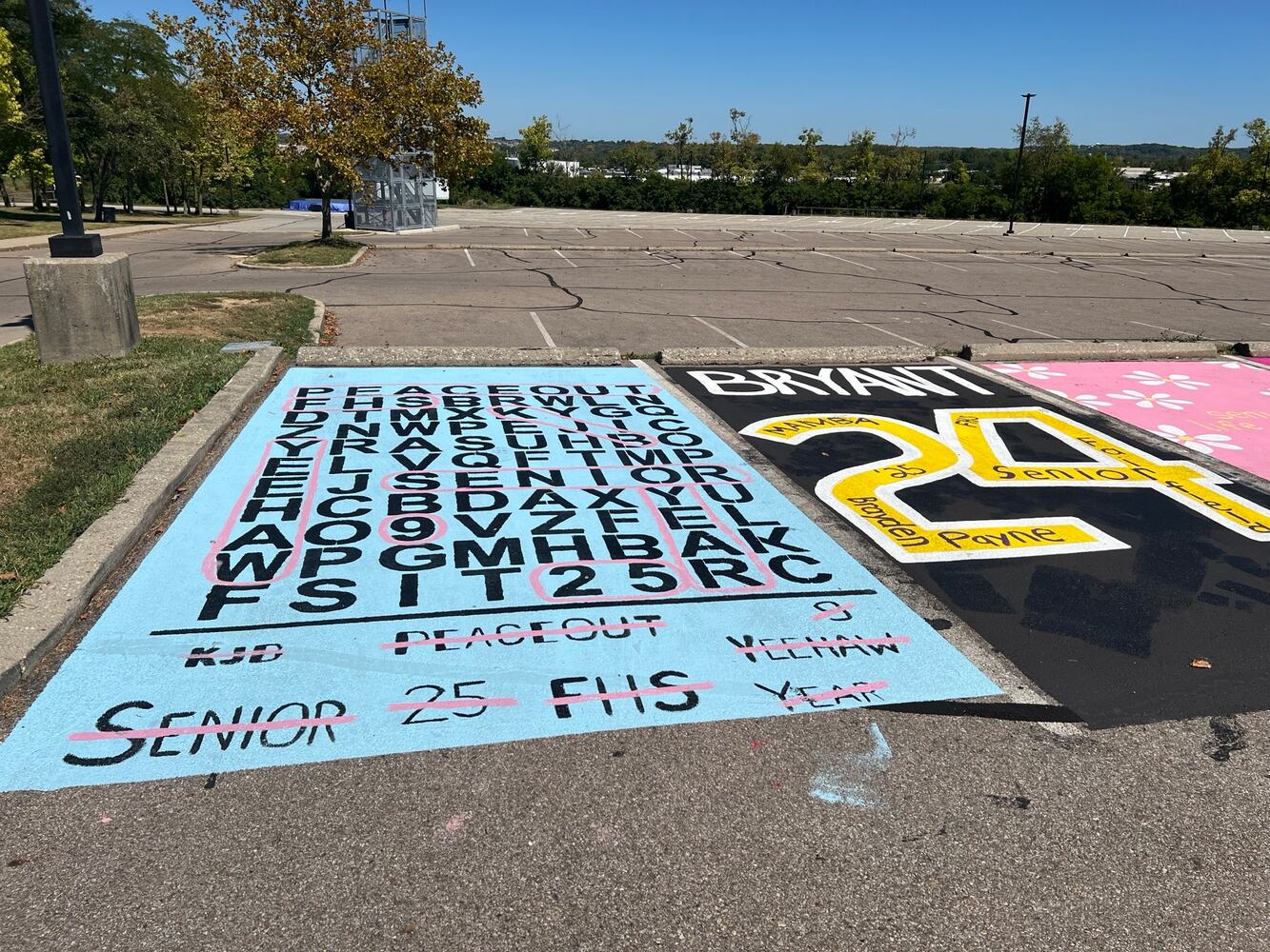 Fairfield high school senior parking spaces