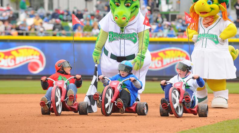 Dayton Dragons West Carrollton school visit