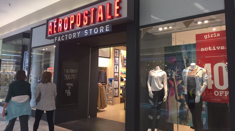 Aeropostale is reopened at the Dayton Mall. CONTRIBUTED