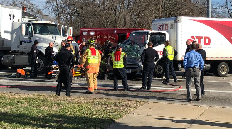 Teresa Day, 63, of Middletown, was killed in this crash Jan. 6 at the corner of Verity Parkway and Lafayette Avenue. The driver of the box truck was charged with vehicular homicide. RICK McCRABB/STAFF