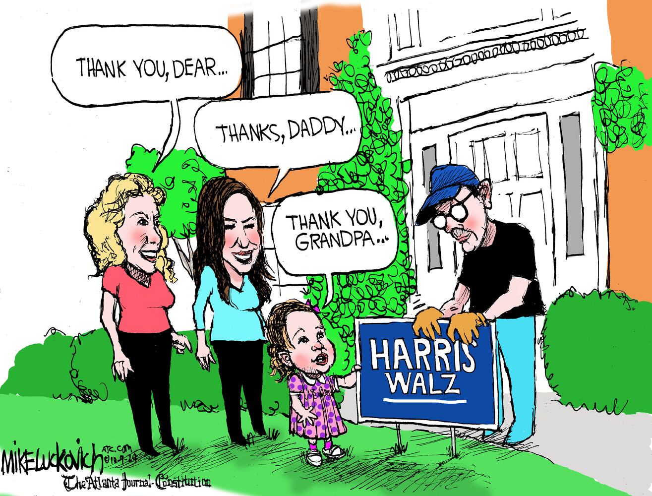 CARTOONS: Mike Luckovich, Oct. 13, 2024