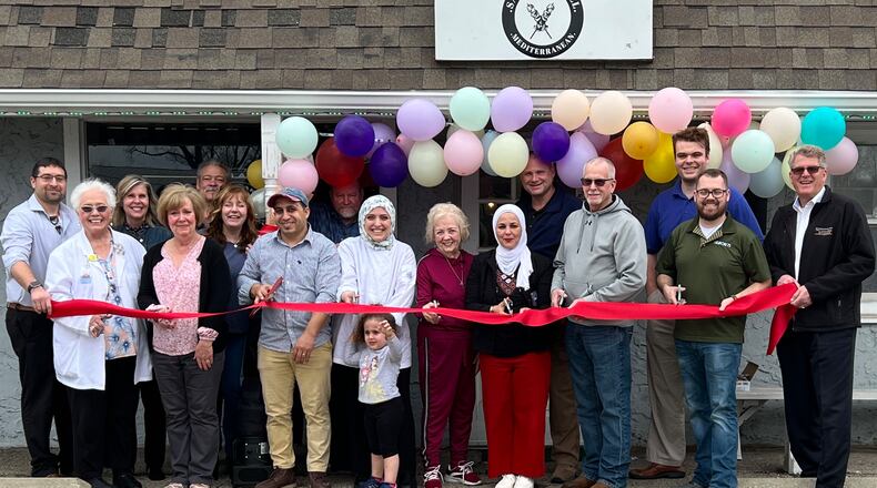 Trenton elected officials and community members celebrated the opening of Sabrosa Mediterranean Grill last spring. The restaurant, located at 516 E. State St., has closed, the owners wrote on Facebook. CONTRIBUTED