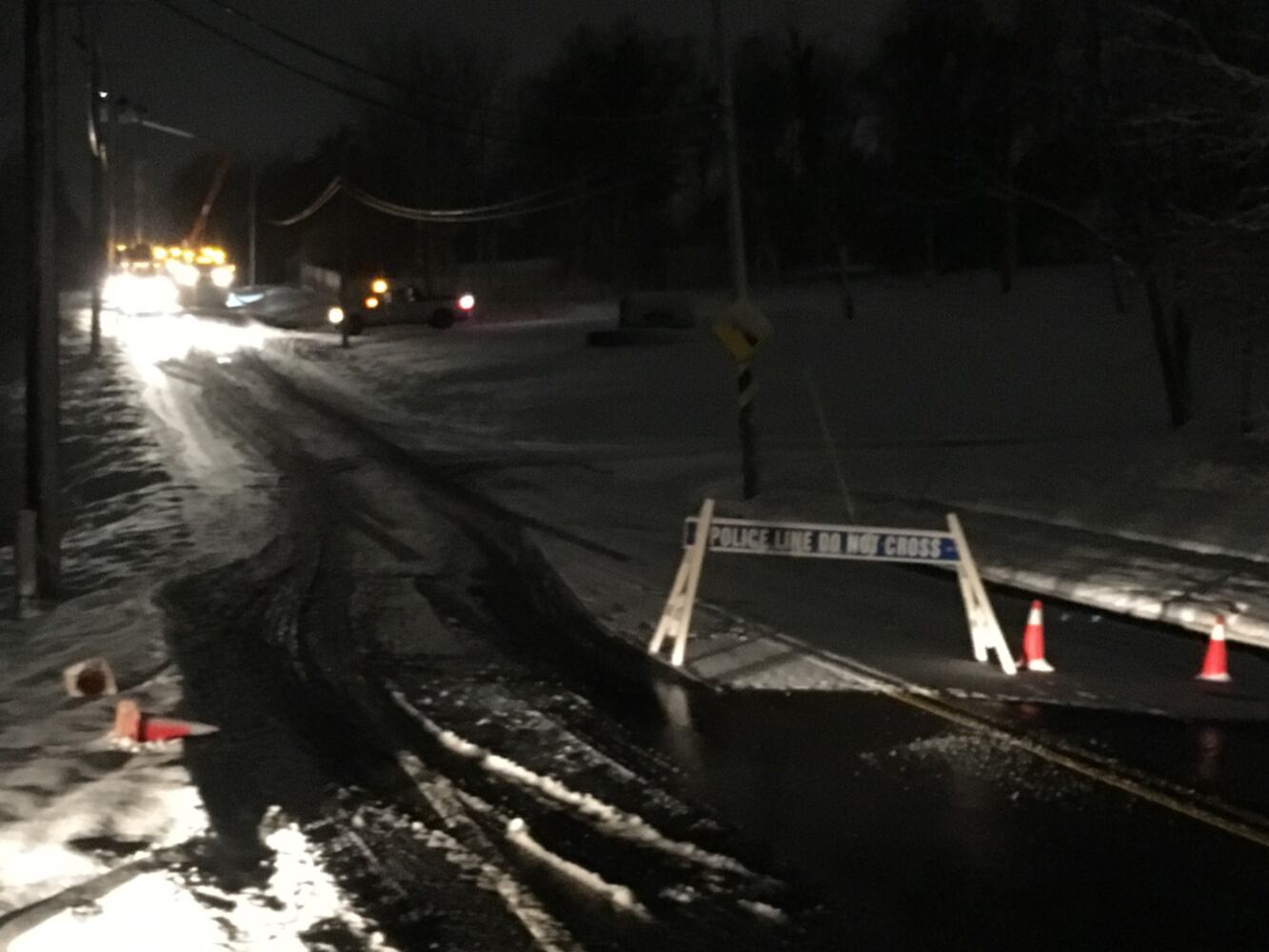 Snowstorm hits area on first day of spring