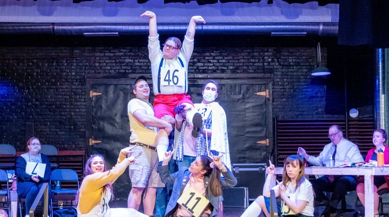 INNOVAtheatre's cast of "The 25th Annual Putnam County Spelling Bee" will perform this musical at the Sorg Opera House Jan. 13-16, 2022. CONTRIBUTED
