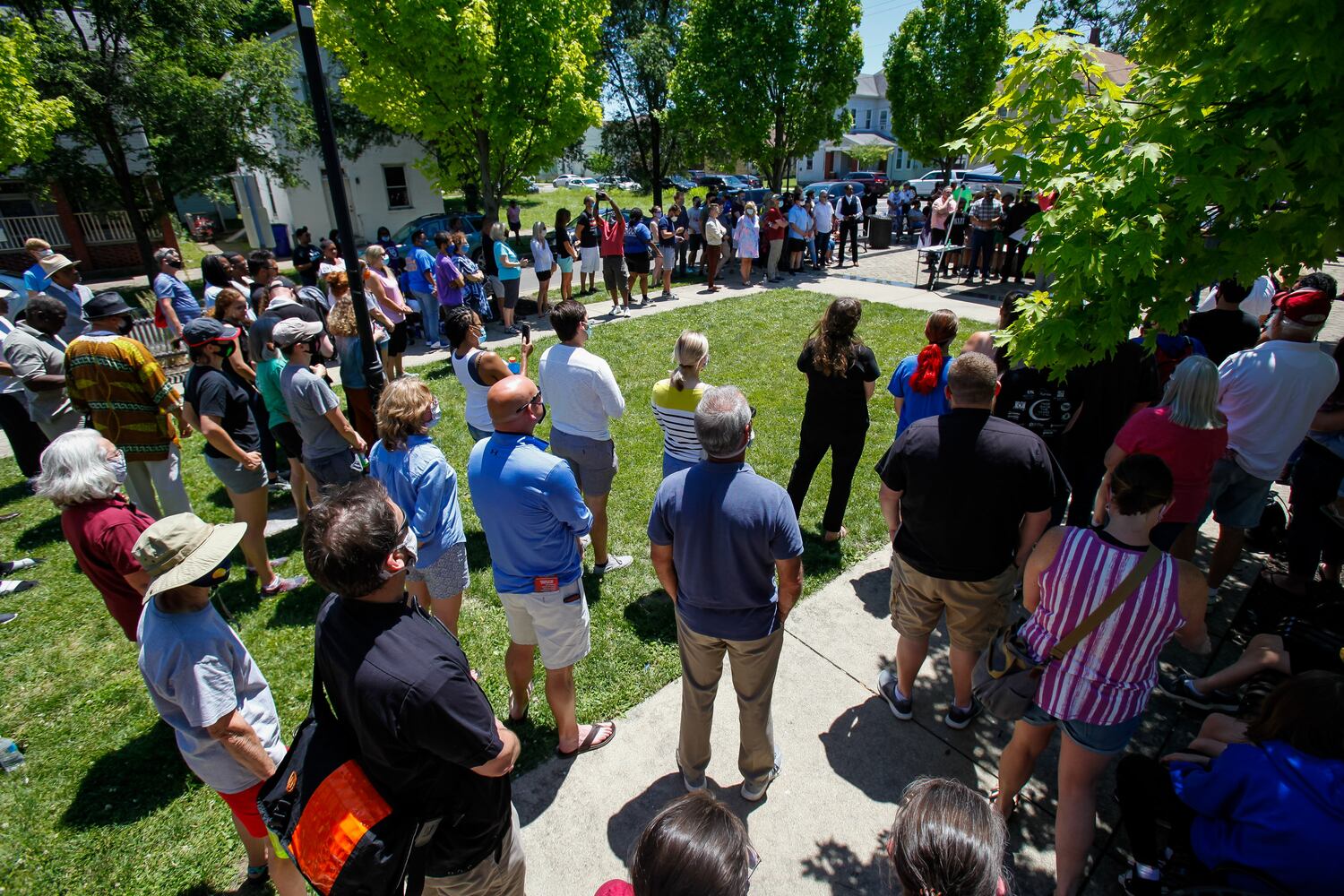 Prayer Vigil held at Bailey Square in Hamilton