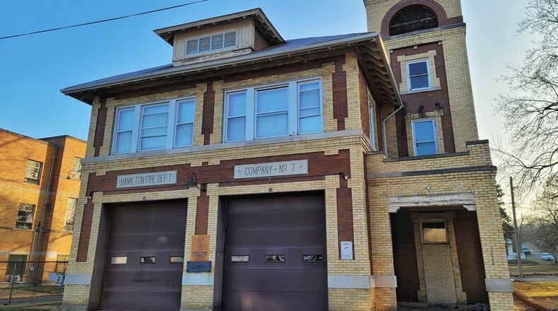 This former Hamilton fire station at 1224 Shuler Ave. may eventually be occupied by an expansion of Wave Pool, an arts and immigration-assistance organization in Cincinnati's Camp Washington neighborhood. NICK GRAHAM / STAFF