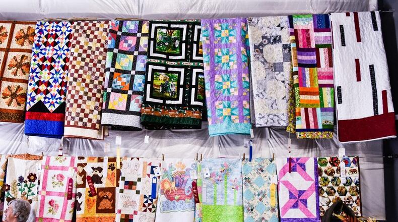 Crafts in the Art Hall Wednesday, July 25 at the Butler County Fair in Hamilton.