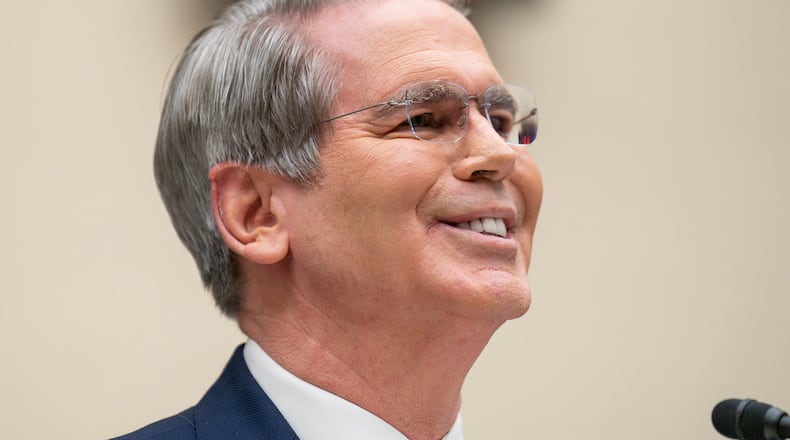 Secretary of the Treasury Scott Bessent speaks during a House Financial Services Committee hearing on Capitol Hill in Washington, Wednesday, Feb. 4, 2026. (AP Photo/Nathan Howard)