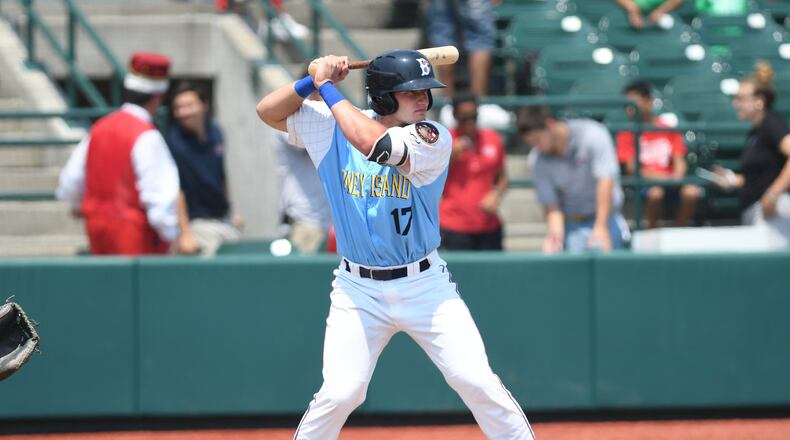 Lakota East High School graduate Hayden Senger and former Miami University standout Hayden Senger is playing minor league baseball with the Class A Brooklyn (N.Y.) Cyclones in the New York-Penn League. PHOTO COURTESY OF THE BROOKLYN CYCLONES