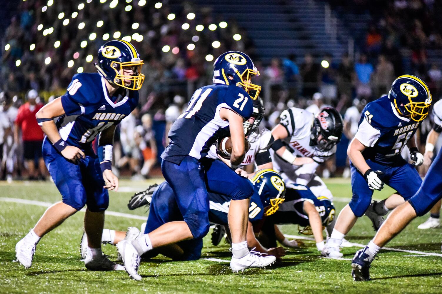 PHOTOS: Franklin football beats Monroe Friday Sept. 20