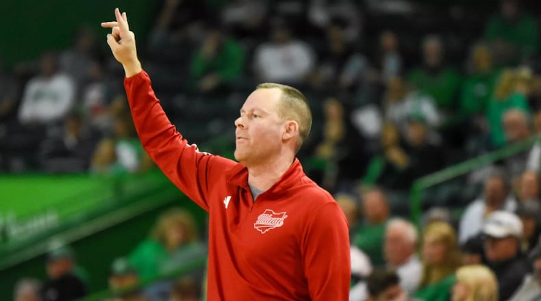 Miami's Travis Steele recorded his 100th career victory when the RedHawks defeated Siena earlier this season in the Fort Myers Classic. Miami Athletics photo
