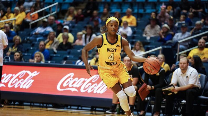Nia Staples. PHOTO COURTESY OF WEST VIRGINIA ATHLETICS