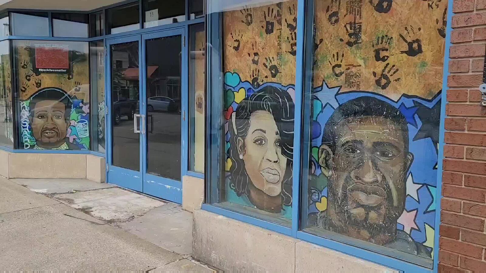 Black Lives Matter mural in Middletown