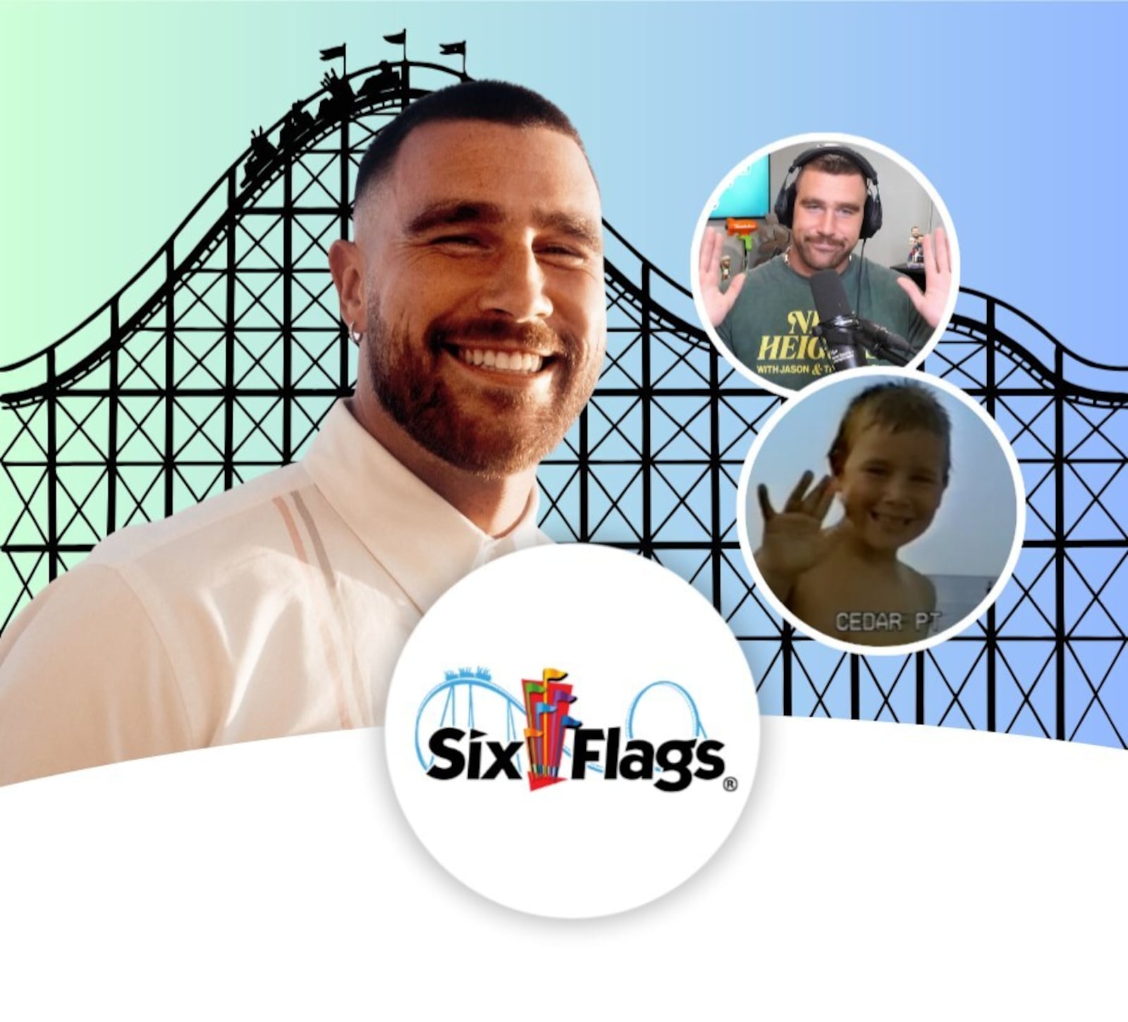 Travis Kelce has teamed up with Jana Partners to purchase a 9% stake in the Six Flags Entertainment Corporation. Contributed