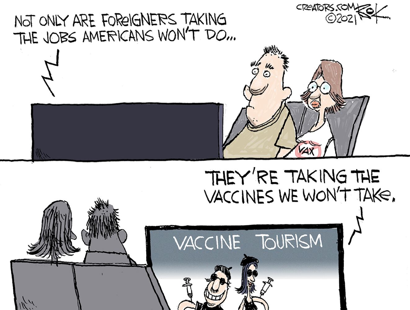 Week in cartoons: Masks off, Middle East violence and more